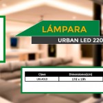 LÁMPARA URBAN LED 220