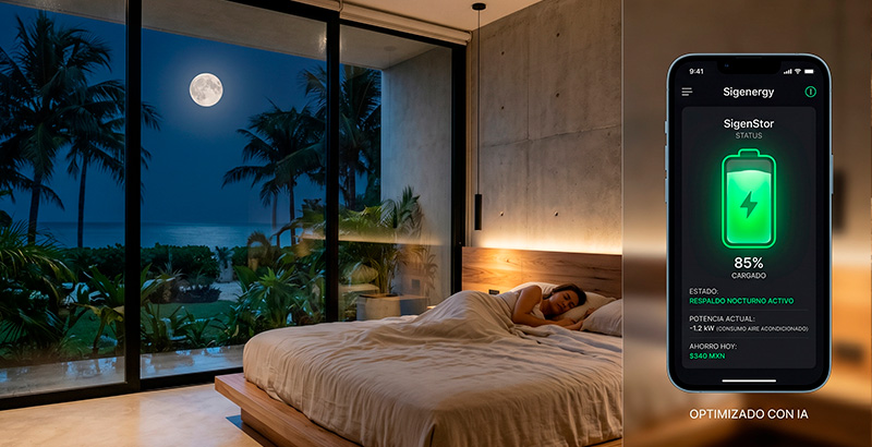 baterias-para-paneles-solares-playa-del-carmen-nocturno