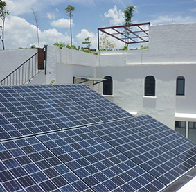 paneles solares en playa del carmen